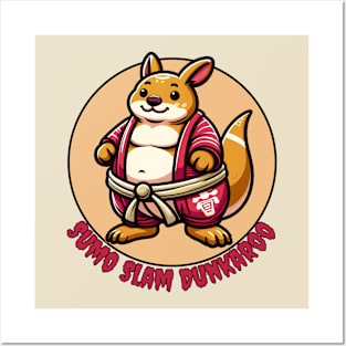 Sumo kangaroo Posters and Art